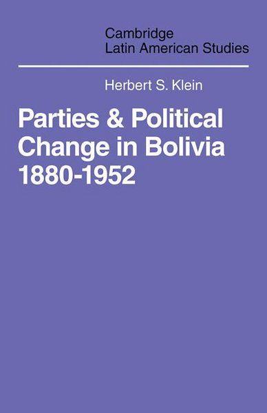 Produktbild: Parties and Politcal Change in Bolivia