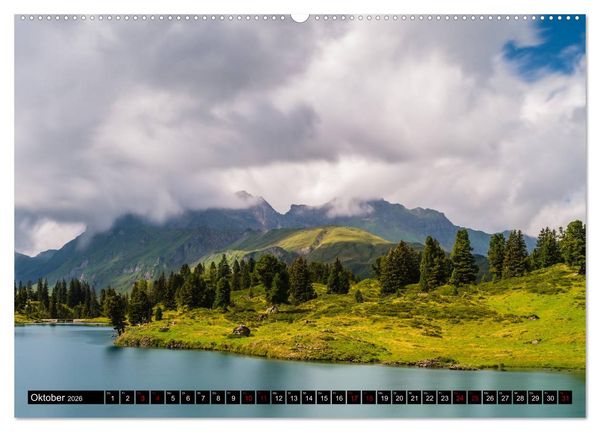 Produktbild: Bergsommer im Berner Oberland (hochwertiger Premium Wandkalender 2026 DIN A2 quer), Kunstdruck in Hochglanz