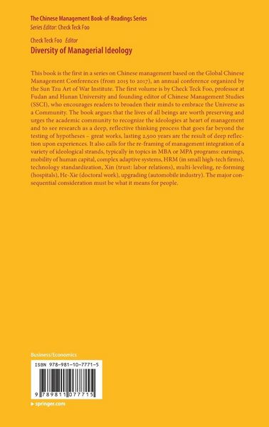 Produktbild: Diversity of Managerial Ideology