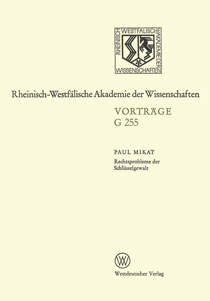 Produktbild: Rechtsprobleme der Schl&uuml;sselgewalt