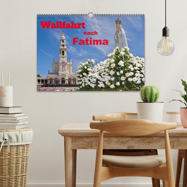 Produktbild: Wallfahrt nach Fatima (Wandkalender 2026 DIN A3 quer), CALVENDO Monatskalender