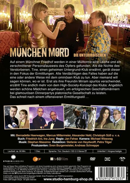 Produktbild: M&uuml;nchen Mord - Die Unterirdischen