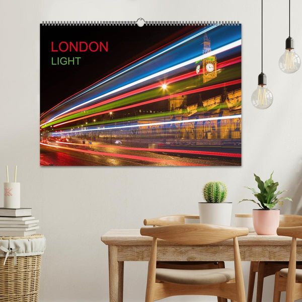 Produktbild: London Light (Wandkalender 2026 DIN A2 quer), CALVENDO Monatskalender
