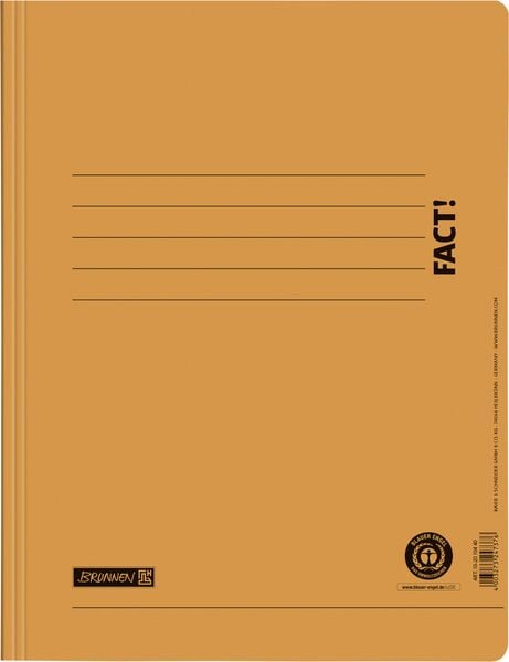Produktbild: Brunnen Schnellhefter FACT! orange