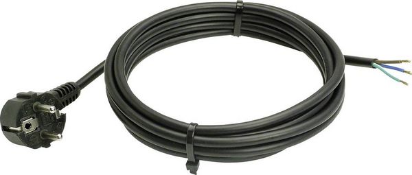 Produktbild: AS Schwabe 70832 Strom Anschlusskabel Schwarz 3.00m