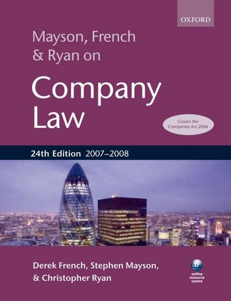 Produktbild: Mayson, French & Ryan on Company Law