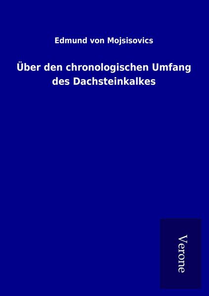 Produktbild: &Uuml;ber den chronologischen Umfang des Dachsteinkalkes