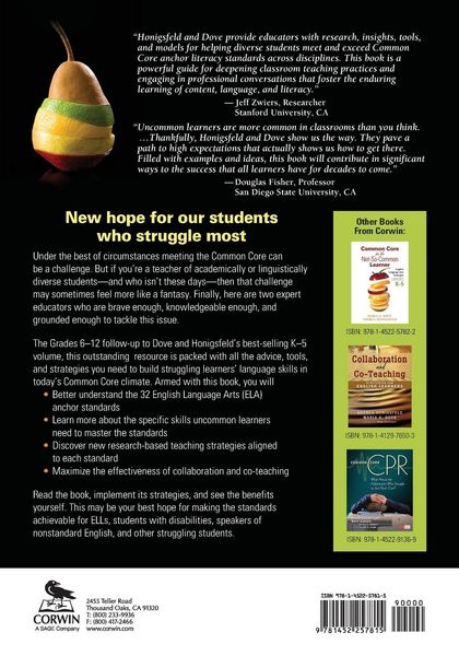 Produktbild: Common Core for the Not-So-Common Learner, Grades 6-12