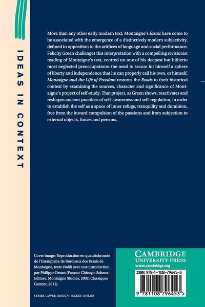 Produktbild: Montaigne and the Life of Freedom