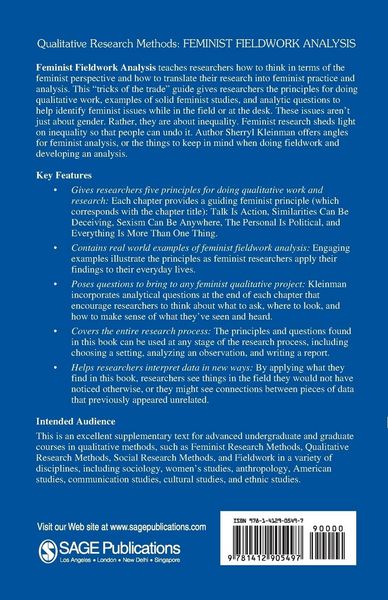 Produktbild: Feminist Fieldwork Analysis