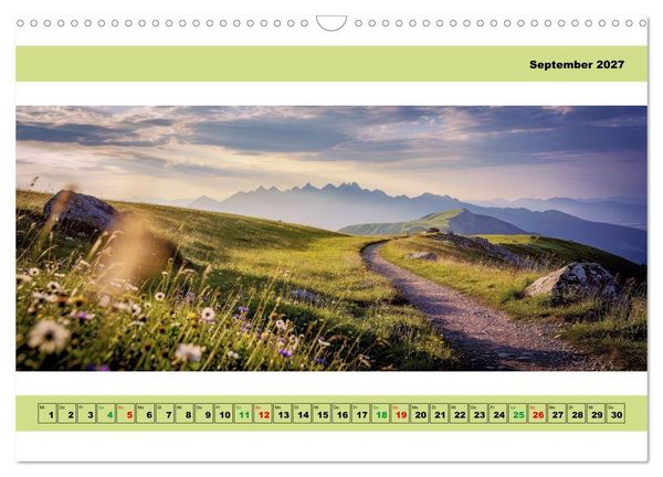 Produktbild: Naturaufnahmen - Panorama (Wandkalender 2027 DIN A3 quer), CALVENDO Monatskalender