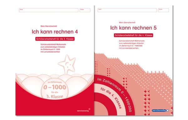 Produktbild: Ich kann rechnen 4 und 5 - 2 Schülerarbeitshefte für die 3. und 4. Klasse