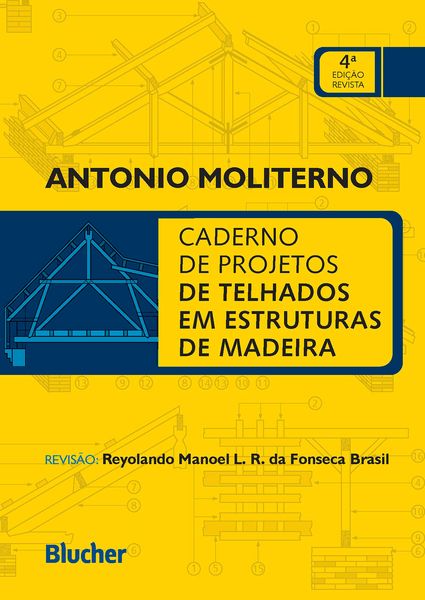 Produktbild: Caderno de projetos de telhados em estruturas de madeira
