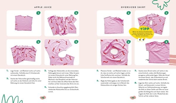 Produktbild: Fashion Fruits &ndash; N&auml;hen f&uuml;r Kids! 15 Teile, eine Kollektion: Sag Tsch&uuml;ss zur Fast Fashion!