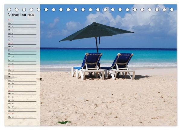 Produktbild: Traumstr&auml;nde (Tischkalender 2026 DIN A5 quer), CALVENDO Monatskalender