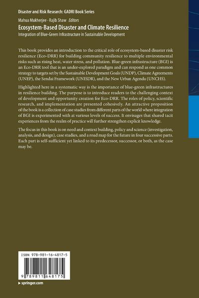 Produktbild: Ecosystem-Based Disaster and Climate Resilience