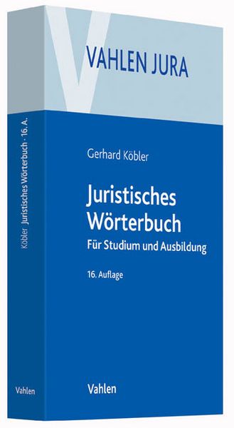 Produktbild: Juristisches W&ouml;rterbuch