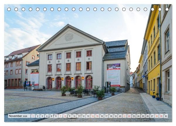 Produktbild: Freiberg Impressionen (Tischkalender 2026 DIN A5 quer), CALVENDO Monatskalender