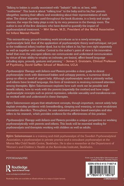 Produktbild: Psychoanalytic Therapy with Infants and their Parents