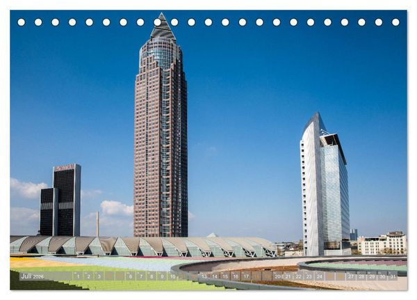 Produktbild: Frankfurt Mainhattan (Tischkalender 2026 DIN A5 quer), CALVENDO Monatskalender