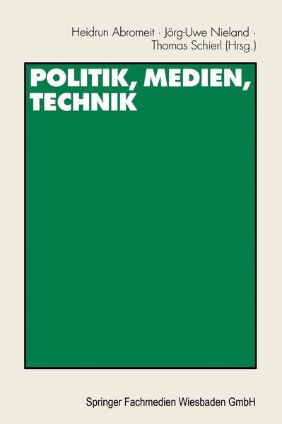 Produktbild: Politik, Medien, Technik