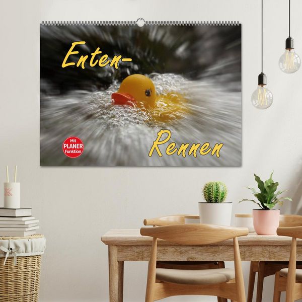Produktbild: Enten-Rennen (Wandkalender 2026 DIN A2 quer), CALVENDO Monatskalender