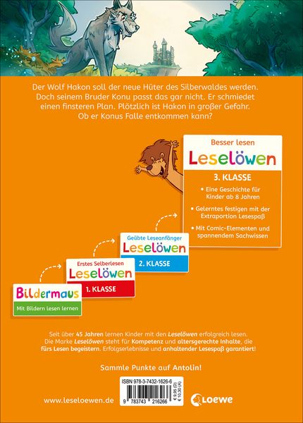 Produktbild: Lesel&ouml;wen 3. Klasse - Das Duell der W&ouml;lfe