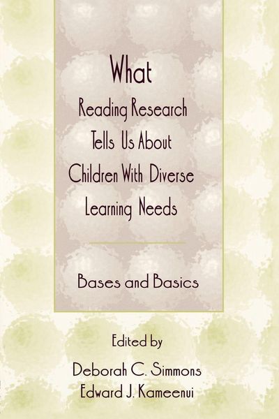 Produktbild: What Reading Research Tells Us About Children With Diverse Learning Needs