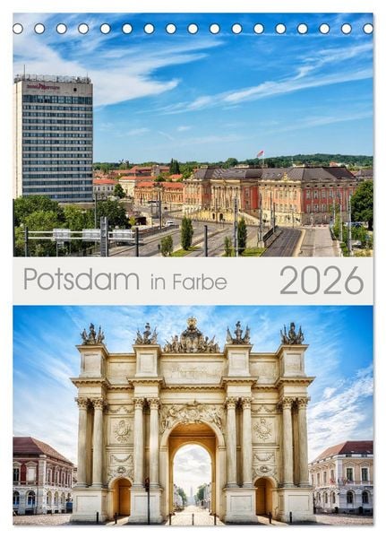 Produktbild: Potsdam in Farbe (Tischkalender 2026 DIN A5 hoch), CALVENDO Monatskalender