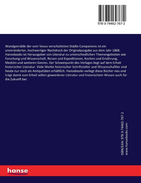 Produktbild: Wandgem&auml;lde der vom Vesuv versch&uuml;tteten St&auml;dte Campaniens