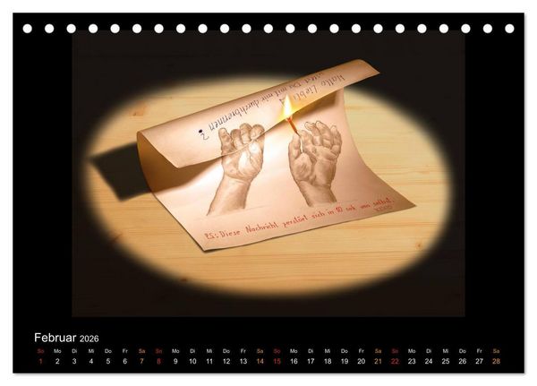 Produktbild: optische T&auml;uschungen 2026 (Tischkalender 2026 DIN A5 quer), CALVENDO Monatskalender