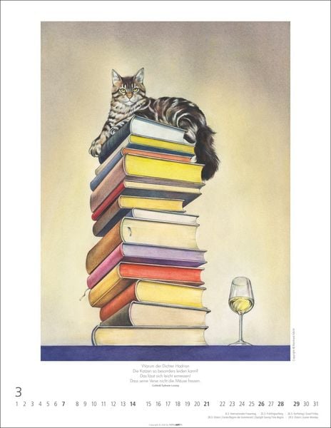 Produktbild: Schnurren und Kratzen - Bilder von Katzen Kalender 2027