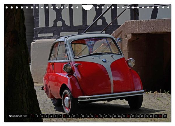 Produktbild: BMW Isetta - Die Knutschkugel (Wandkalender 2026 DIN A4 quer), CALVENDO Monatskalender