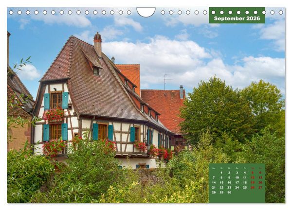 Produktbild: Kaisersberg Perle des Elsass (Wandkalender 2026 DIN A4 quer), CALVENDO Monatskalender