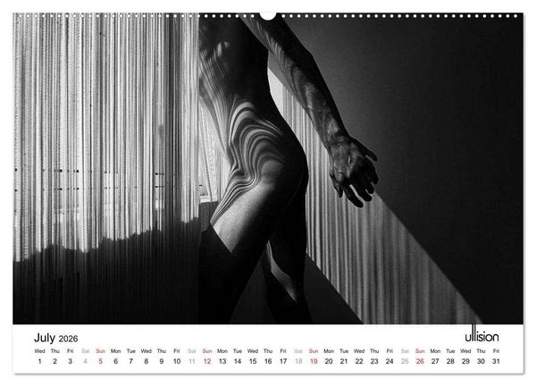 Produktbild: Male Nude Art (High Quality Premium Wall Calendar 2026 DIN A2 landscape),CALVENDO 12 Month Wall Calendar