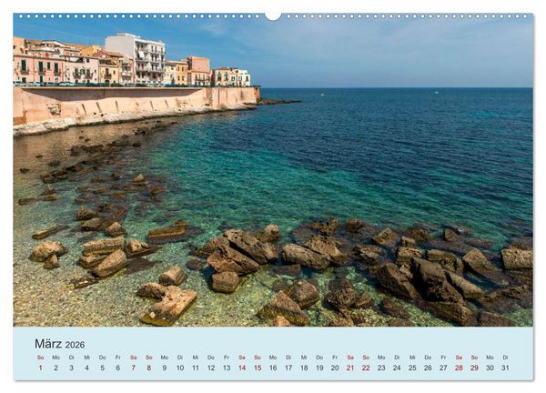 Produktbild: Sizilien &ndash; Die Insel, auf der es keinen Winter gibt (Wandkalender 2026 DIN A2 quer), CALVENDO Monatskalender
