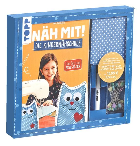 Produktbild: Kreativ-Set: N&auml;h mit! Die Kindern&auml;hschule
