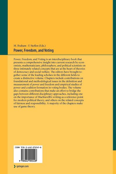 Produktbild: Power, Freedom, and Voting