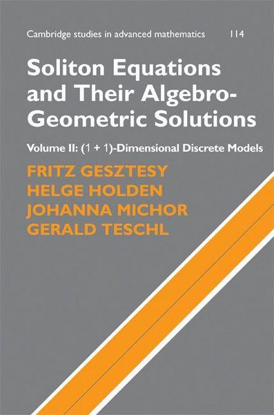 Produktbild: Soliton Equations and Their Algebro-Geometric Solutions