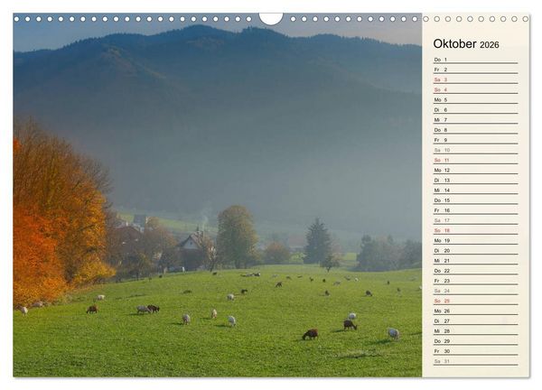 Produktbild: Auf Schusters Rappen... S&uuml;dlicher Oberrhein und S&uuml;dschwarzwald (Wandkalender 2026 DIN A3 quer), CALVENDO Monatskalender