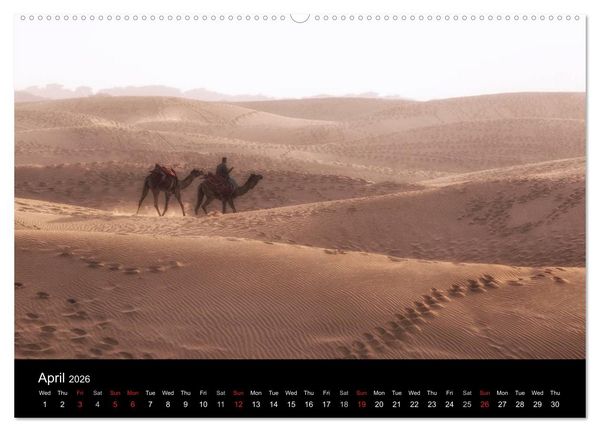 Produktbild: India - Magical Cities and Landscapes (High Quality Premium Wall Calendar 2026 DIN A2 landscape),CALVENDO 12 Month Wall Calendar