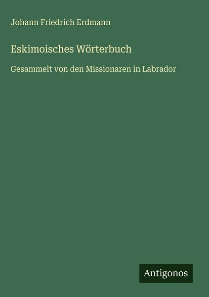 Produktbild: Eskimoisches W&ouml;rterbuch