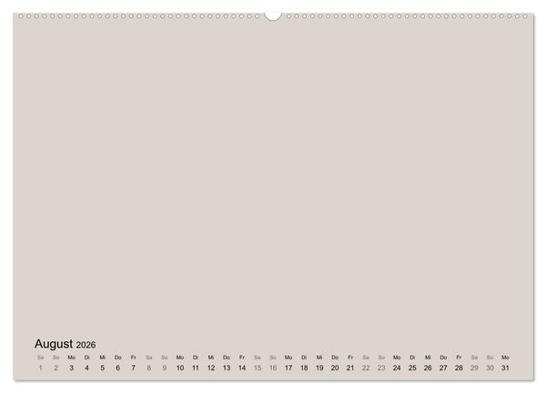 Produktbild: DIY Bastel-Kalender -Erdige Pastell Farben- Zum Selbstgestalten (hochwertiger Premium Wandkalender 2026 DIN A2 quer), Kunstdruck in Hochglanz