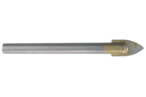 Produktbild: Wolfcraft 7974010 Glas- und Fliesenbohrer 4mm Gesamtl&auml;nge 90mm Zylinderschaft 1St.