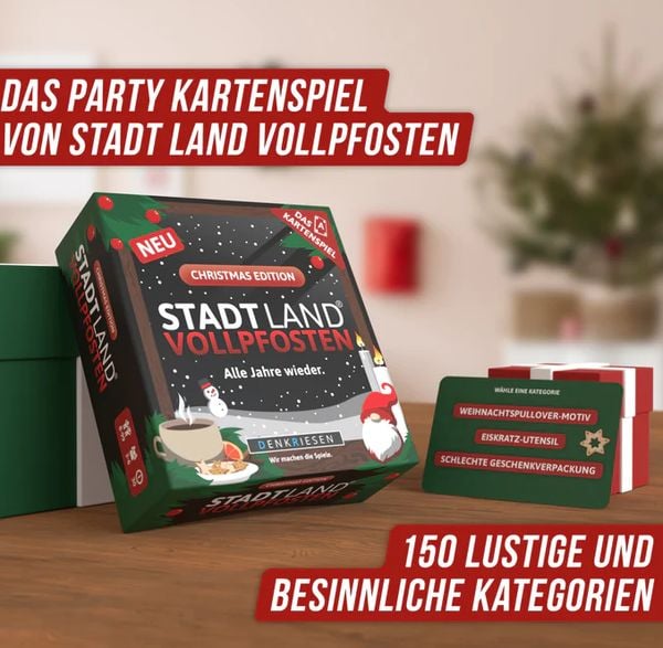 STADT LAND VOLLPFOSTEN® - Das Kartenspiel – Christmas Edition - "Alle Jahre wieder."