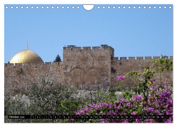 Produktbild: Jerusalem - die Goldene Stadt (Wandkalender 2026 DIN A4 quer), CALVENDO Monatskalender