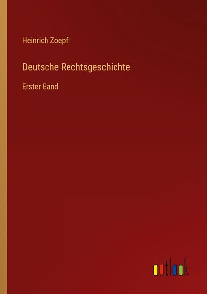Produktbild: Deutsche Rechtsgeschichte