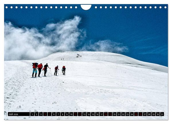 Produktbild: Monte Rosa Classic - Die klassische Tour um das Monte Rosa Massiv (Wandkalender 2026 DIN A4 quer), CALVENDO Monatskalender
