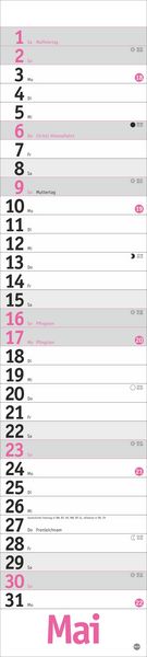 Produktbild: Langplaner, pink 2027