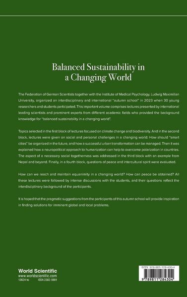 Produktbild: Balanced Sustainability in a Changing World